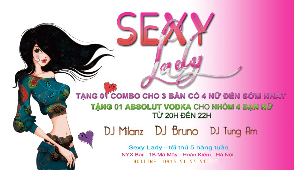 event sexy lady nyx bar